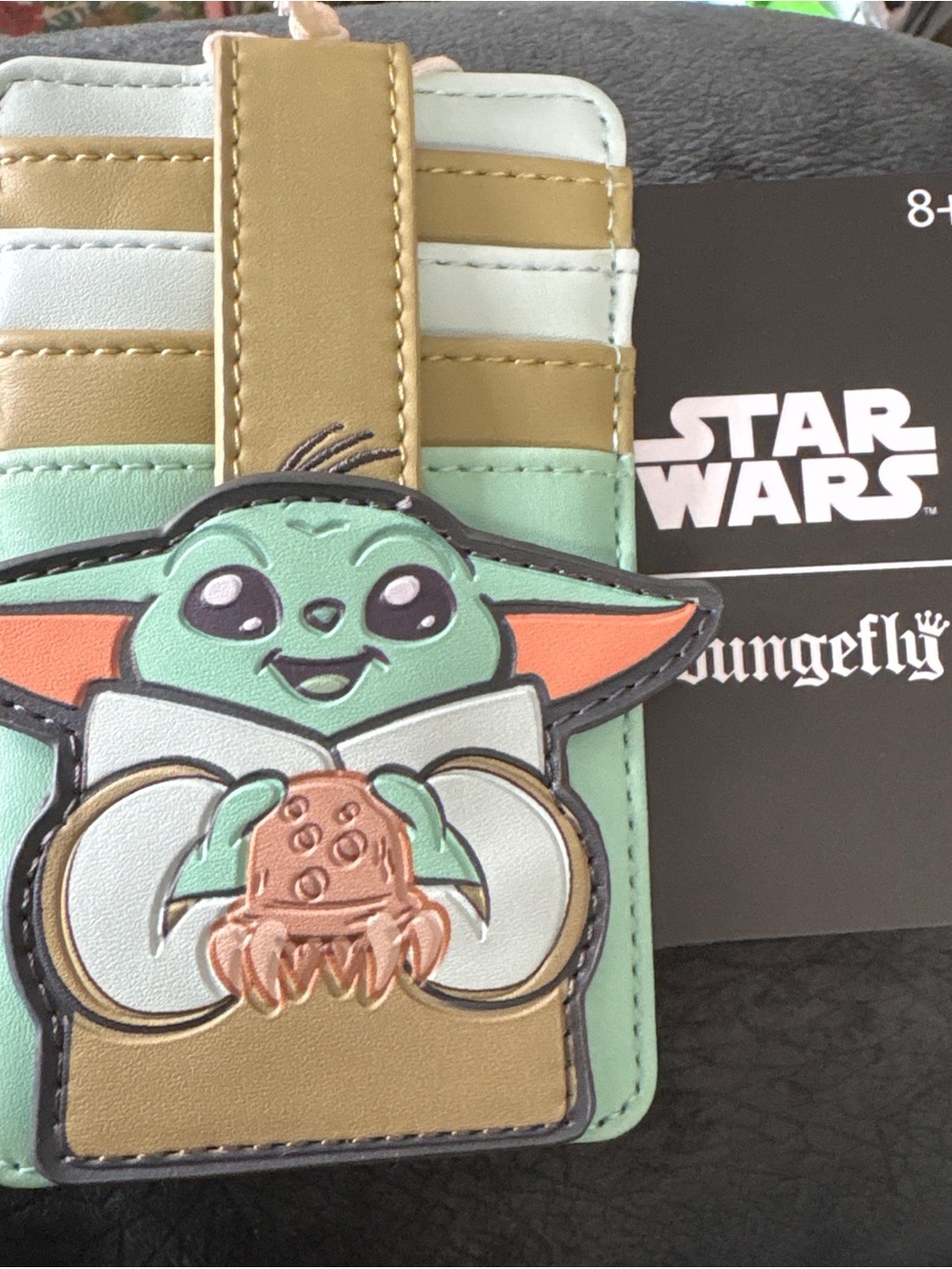 Star Wars Baby Yoda ID Wallet - Mint Green & Tan